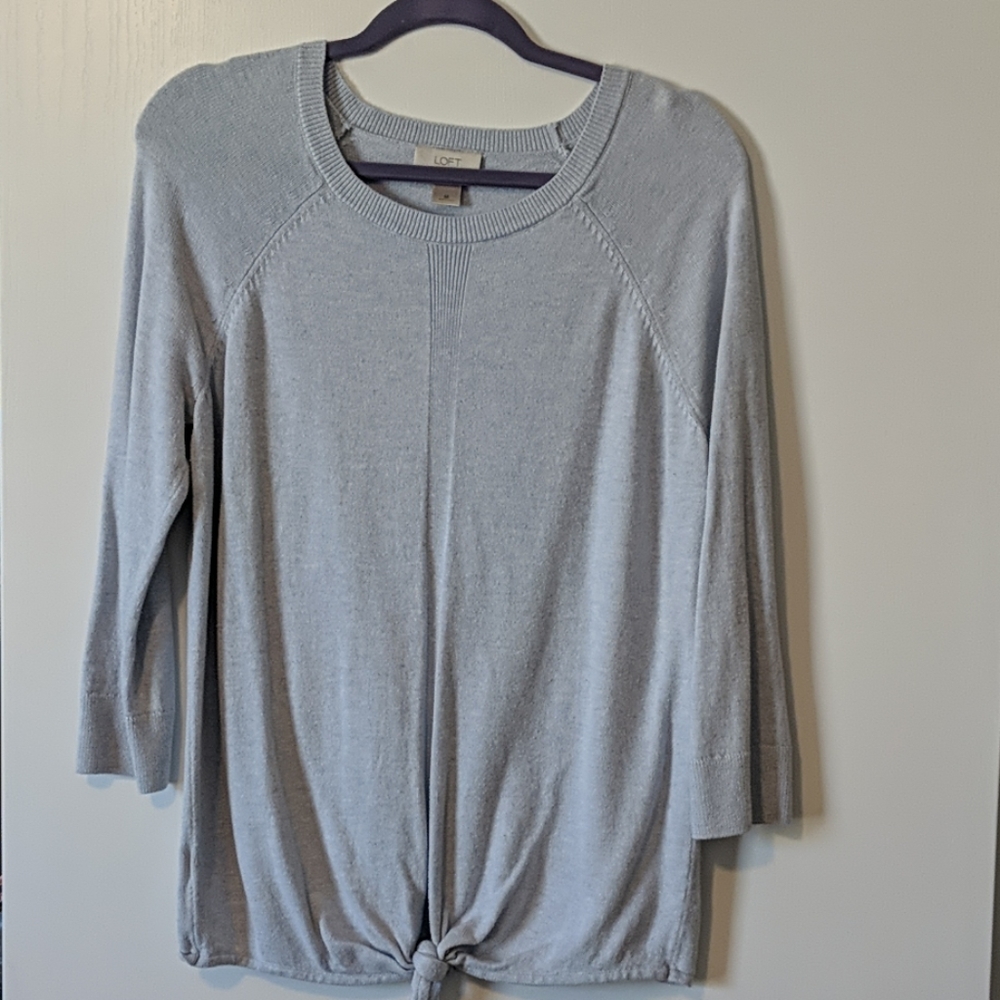 LOFT LIGHT BLUE sweater